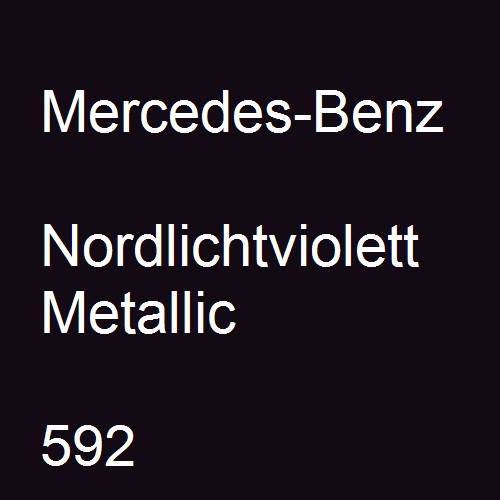 Mercedes-Benz, Nordlichtviolett Metallic, 592.